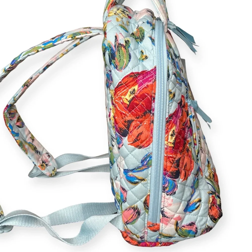 Vera Bradley Mini Totepack in Cotton Sea Air Floral Quilted
